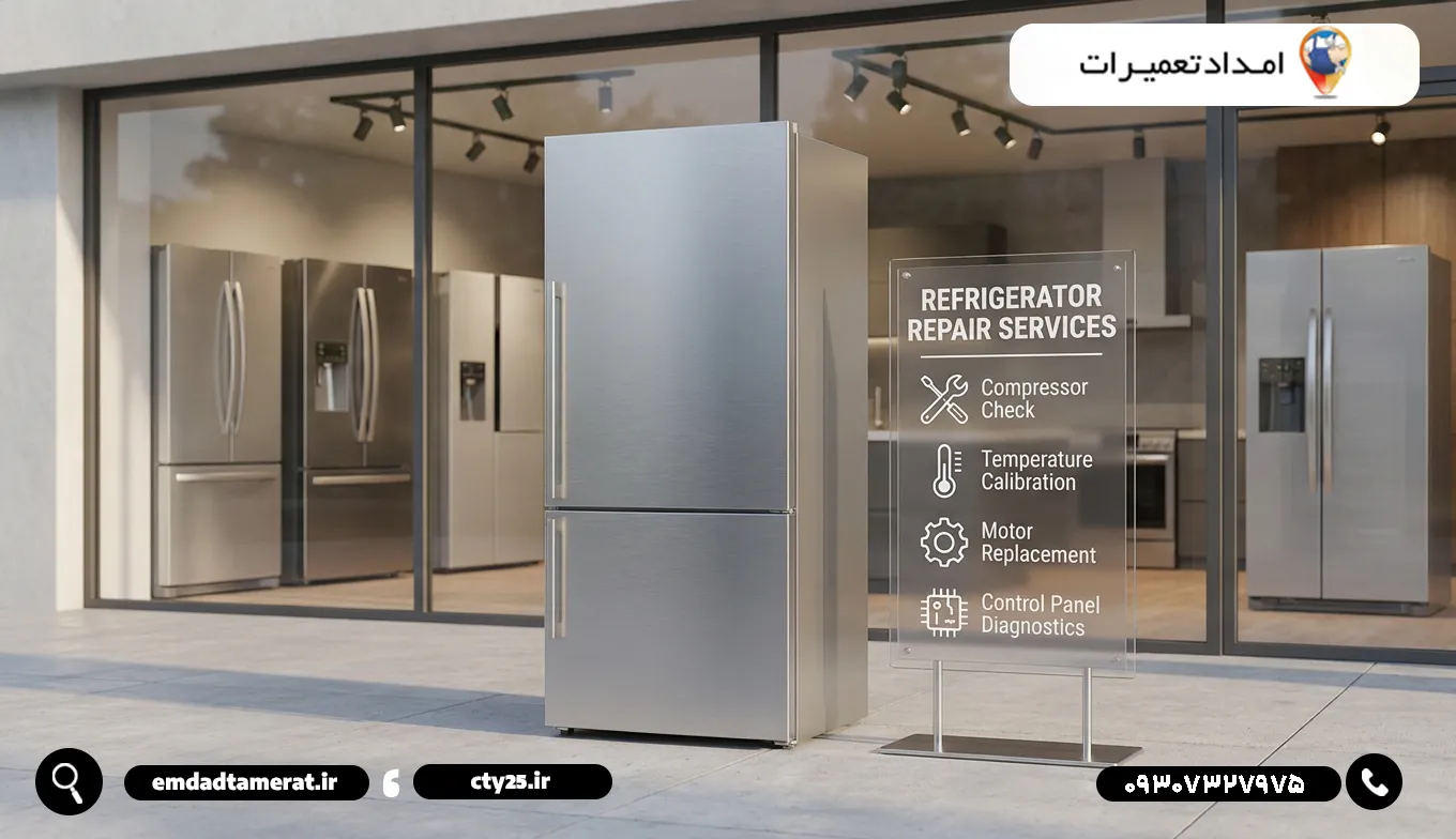 فهرست خدمات تخصصی نمایندگی تعمیر یخچال در آبادان