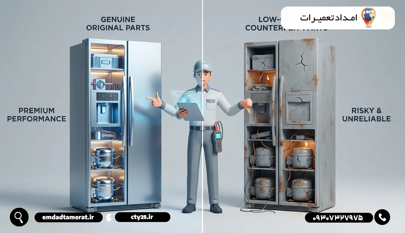 بررسی تفاوت تعمیر قطعات اصلی با جایگزینی قطعات فیک در بازار